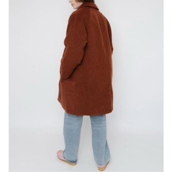 Levi’s Men’s Wool Blend Oversized Slouch Overcoat Jacket Size X-Large NWT - Picture 5 of 16